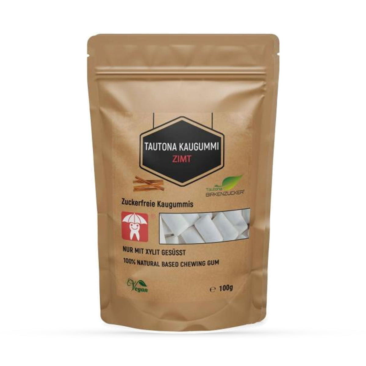 Tautona Xylitol Cinnamon Chewing Gum 100 pcs.